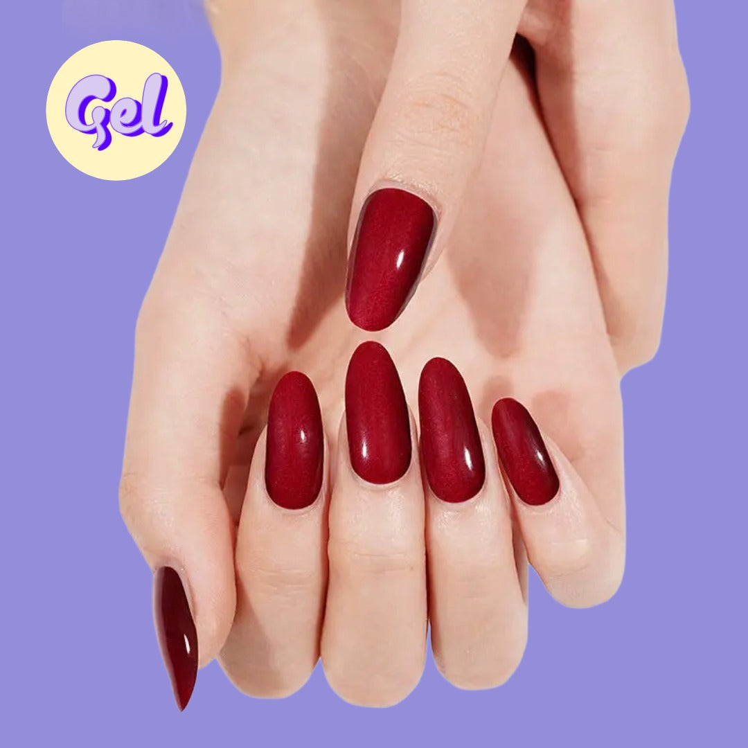 Scarlet Cat Eye Gel Nail Wraps
