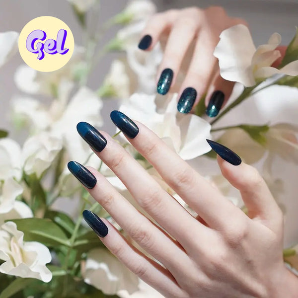 Emerald Galaxy Cat-Eye Gel Nailwraps