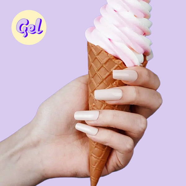 Soft Nude Glow Gel Nailwraps