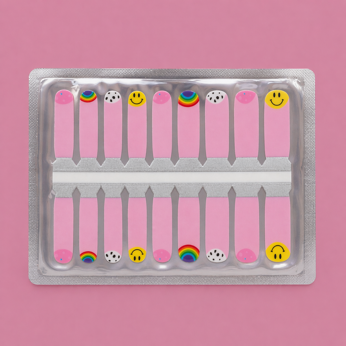 Children's Happy Rainbow Nailwrap Set