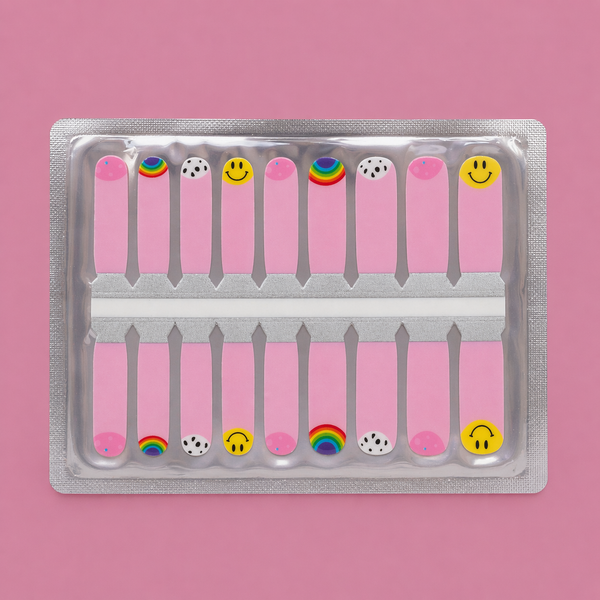 Children's Happy Rainbow Nailwrap Set