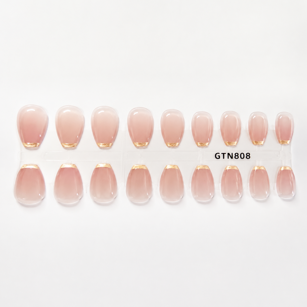 Minimal Luxe French Tip Soft Gel Nail Wrap Extension
