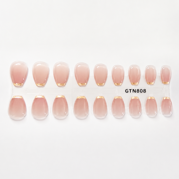 Minimal Luxe French Tip Soft Gel Nail Wrap Extension