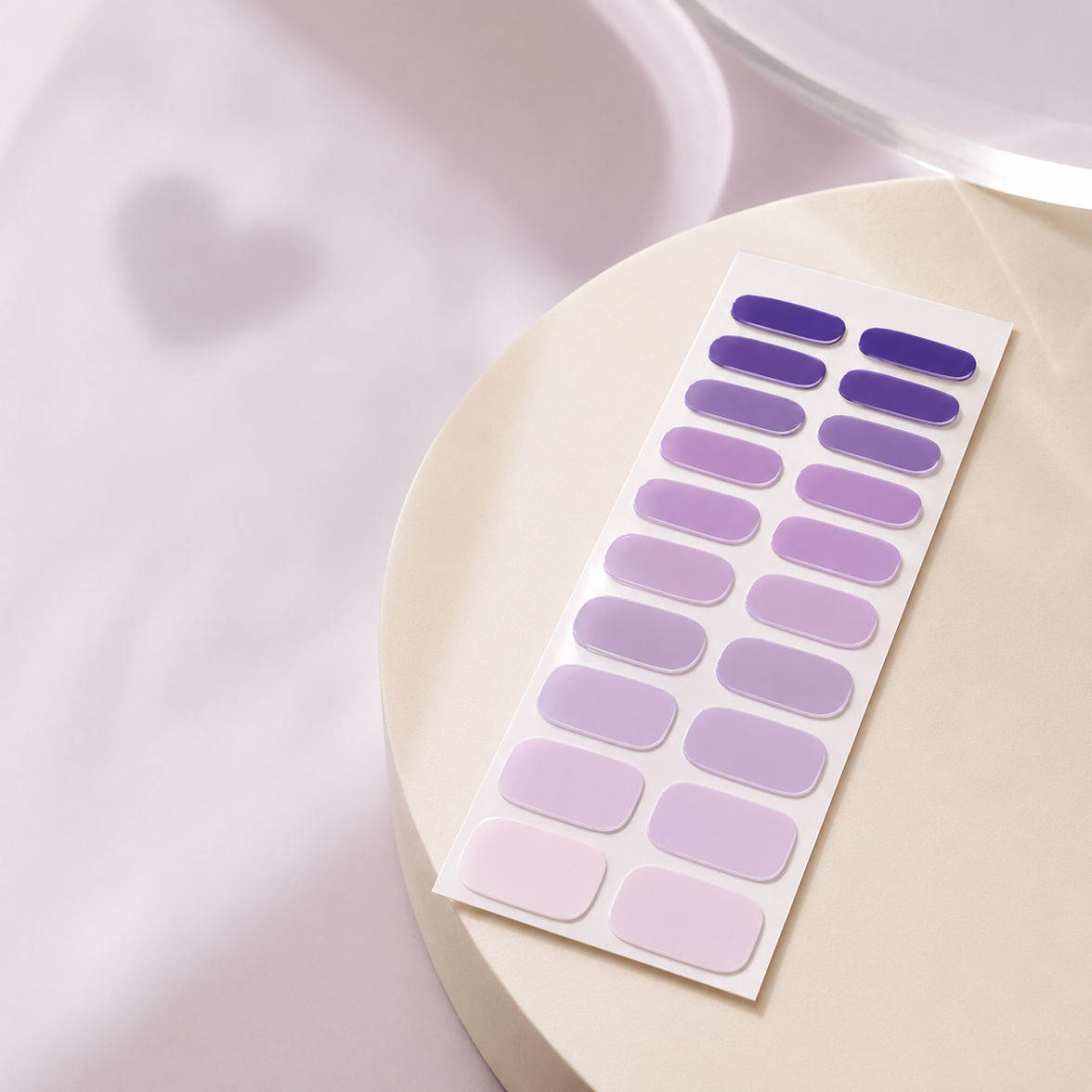 Purple Ombre Gel Wraps Gel Nail Wraps