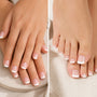 The EZYNails Mani-Pedi Gel Wrap Pairs - French Tip