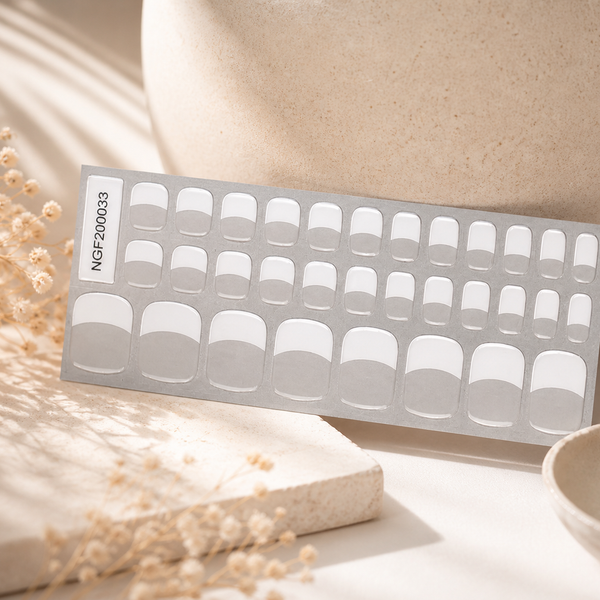 The EZYNails Mani-Pedi Gel Wrap Pairs - French Tip