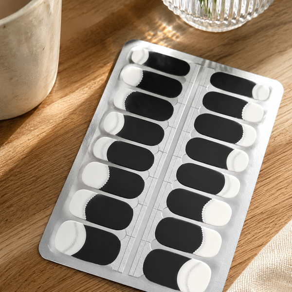 Black Tie Blush Nail Polish Wraps