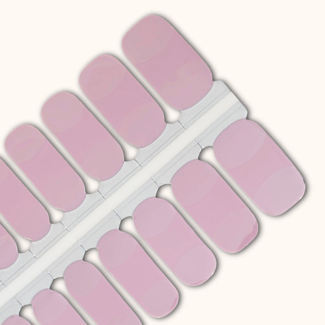 Blush Matte French Tip Nail Wraps