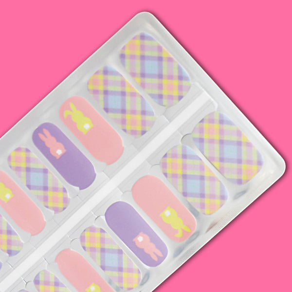 Hopscotch Pastels Easter Nail Polish Nail Wraps