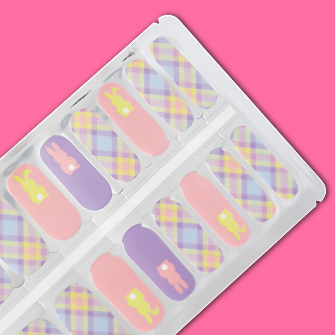Hopscotch Pastels Easter Nail Polish Nail Wraps