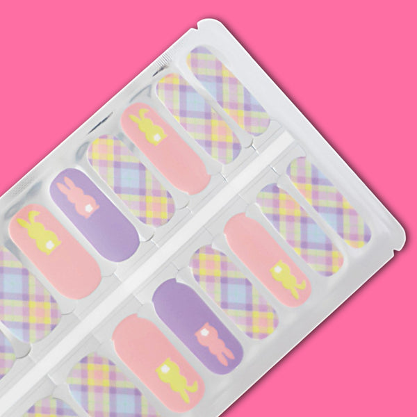 Hopscotch Pastels Easter Nail Polish Nail Wraps
