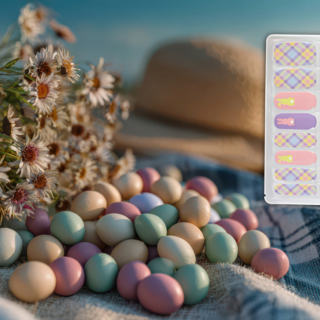 Hopscotch Pastels Easter Nail Polish Nail Wraps