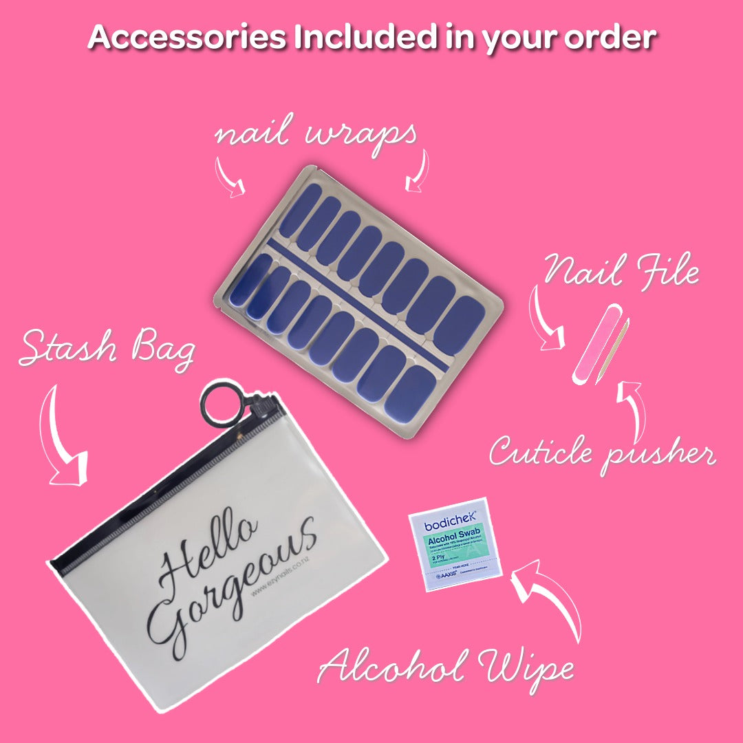 Mood Magic Heat-Change Nailwraps (Blue to Pink Set)