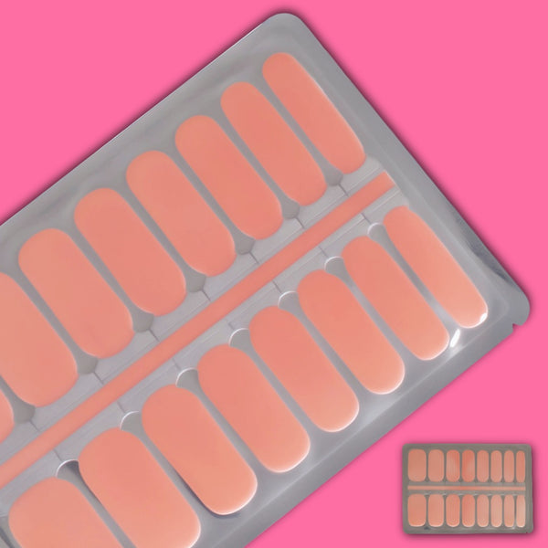 Apricot Glow Heat-Change Nailwraps