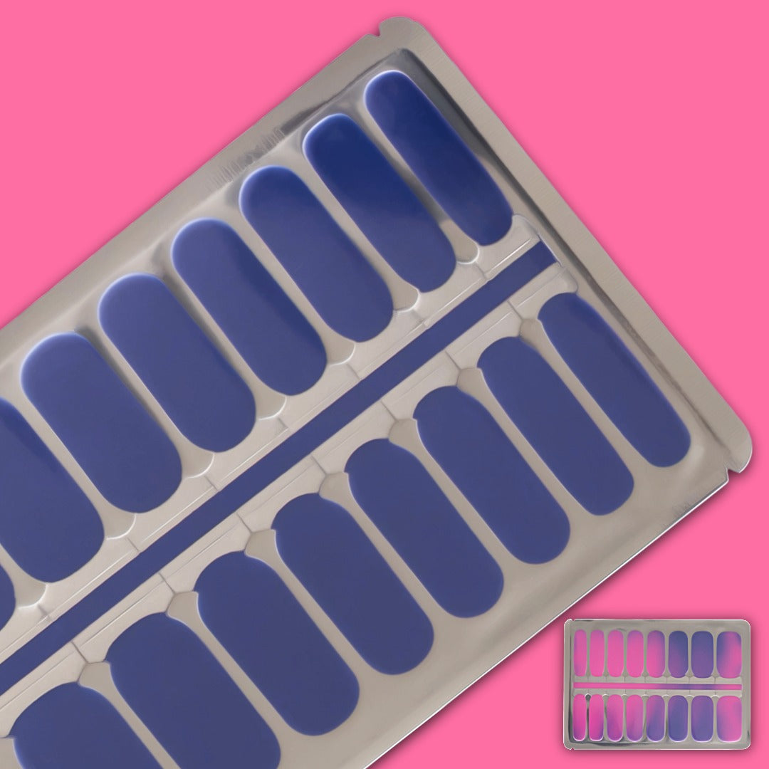 Mood Magic Heat-Change Nailwraps (Blue to Pink Set)