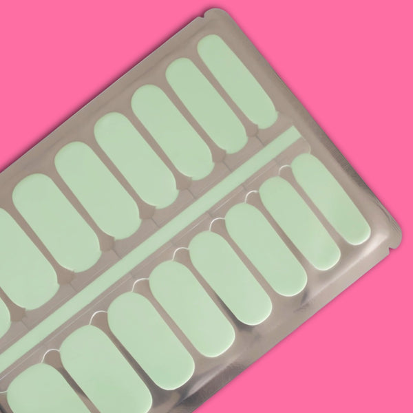 Mint Bliss Glossy Nailwraps