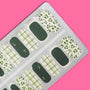 Lucky Leopard Green Nail Polish Nail Wraps