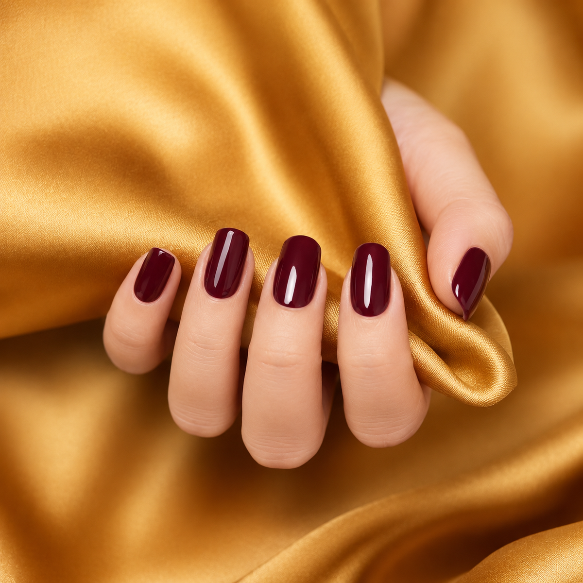 The EZYNails Mani-Pedi Gel Wraps - Maroon