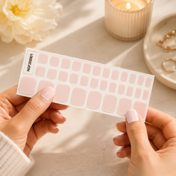 Blush Whisper | Mani-Pedi Gel Nail Wrap Set