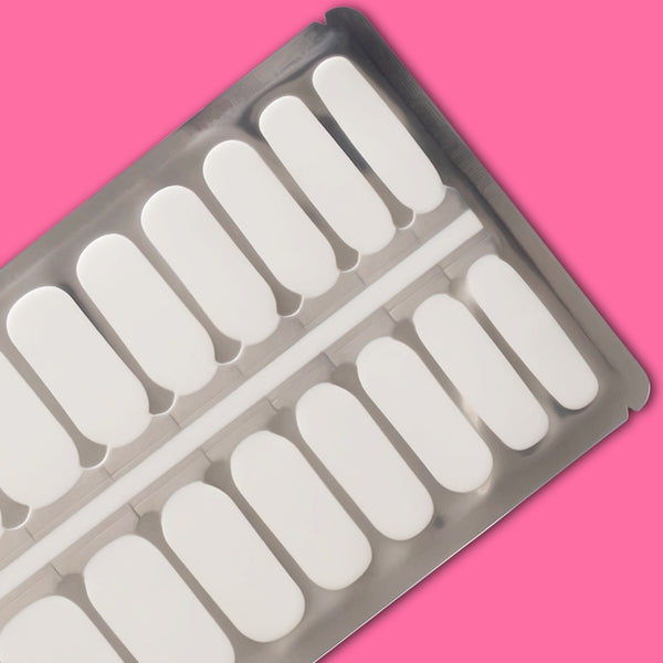 Pure Perfection Glossy White Nailwraps