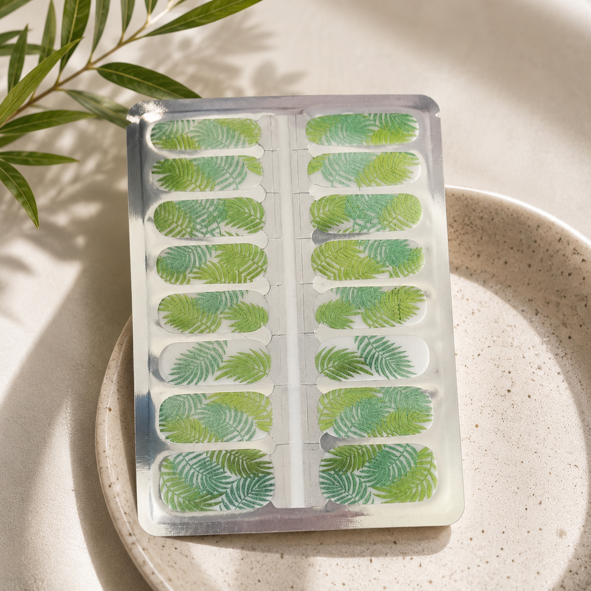 Palm Shimmer Nail Wraps