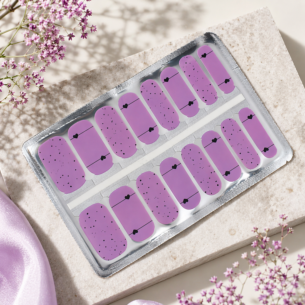 Lavender Love Nail Wraps