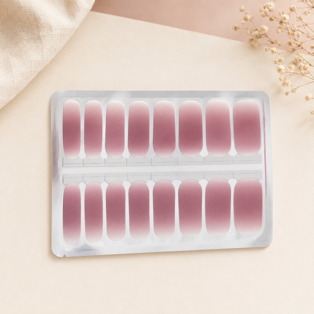 Merlot Ombre Nail Wraps