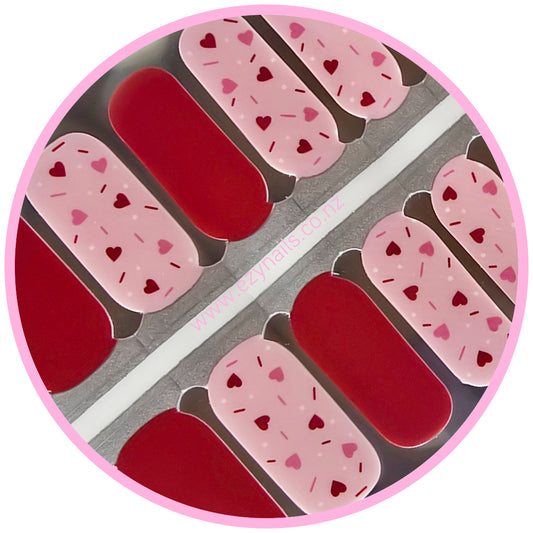 Sweetheart Confetti Nail wraps – Sprinkle the Love