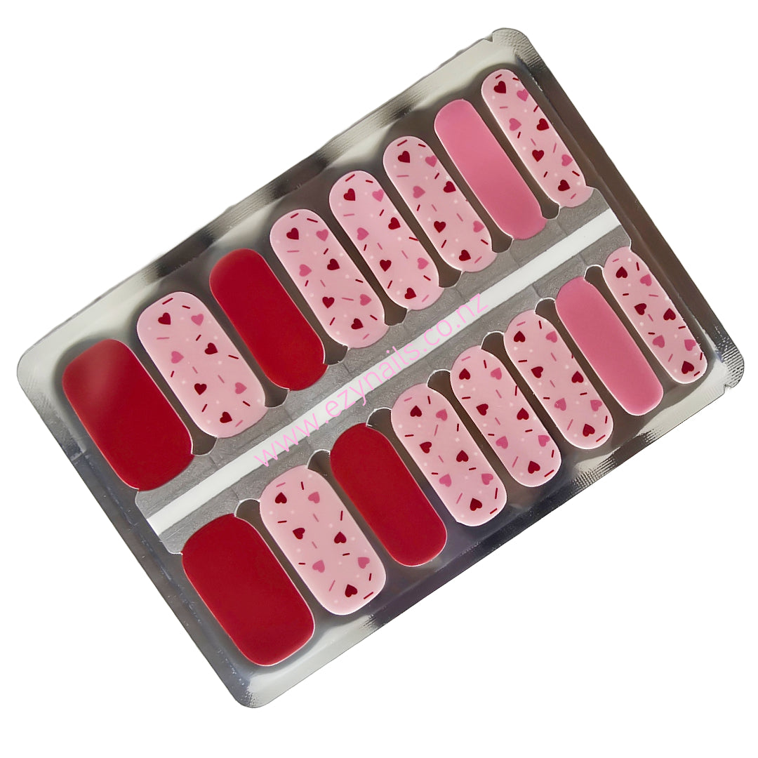 Sweetheart Confetti Nail wraps – Sprinkle the Love
