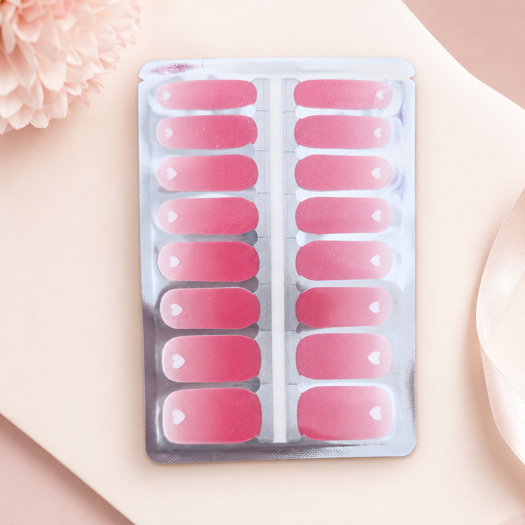 Sweetheart Ombre Nail Wraps