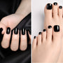The EZYNails Mani-Pedi Gel Wraps - Midnight black